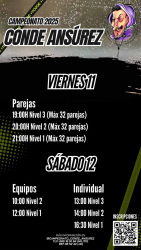 III Campeonato de dardos Conde Ansurez - Arroyo de la Encomienda -Valladolid - 11 y 12 de Julio de 2025