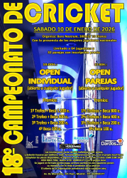 18º Campeonato de Cricket BARENOSTRUM - 10 de Enero de 2026