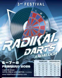 3er Radikaldarts Festival Andalucia 2026 - 6 al 8 de Febrero - Córdoba