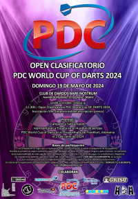 Open Clasificatorio PDC World Cup of Darts 2024 - 19 Mayo 2024 - Bare Nostrum