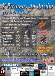 X Campeonato de Dardos de los Pirineos 28 y 29 Noviembre 2025 - Regina Sports