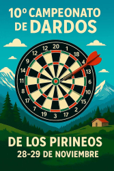 X Campeonato de Dardos de los Pirineos 28 y 29 Noviembre 2025 - Regina Sports
